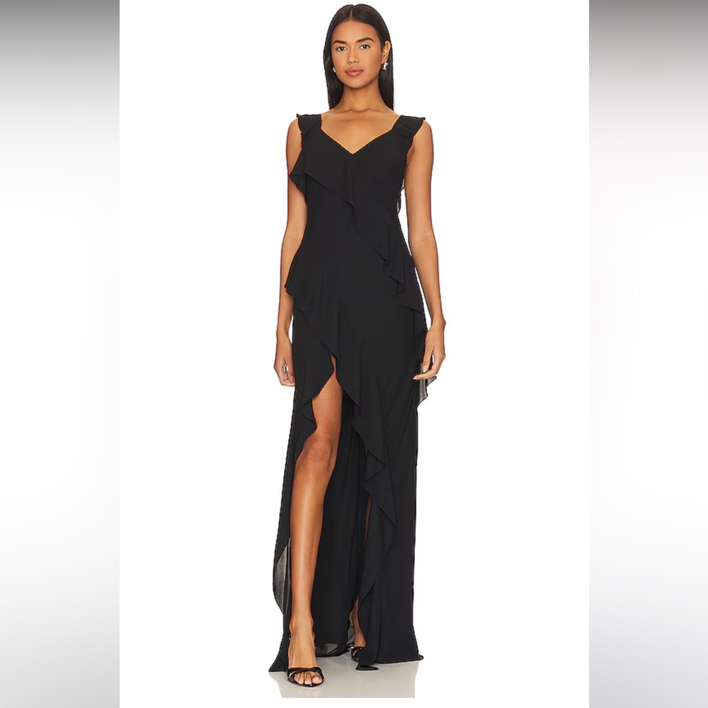 Amanda Uprichard Cantara Gown – Black, Size M